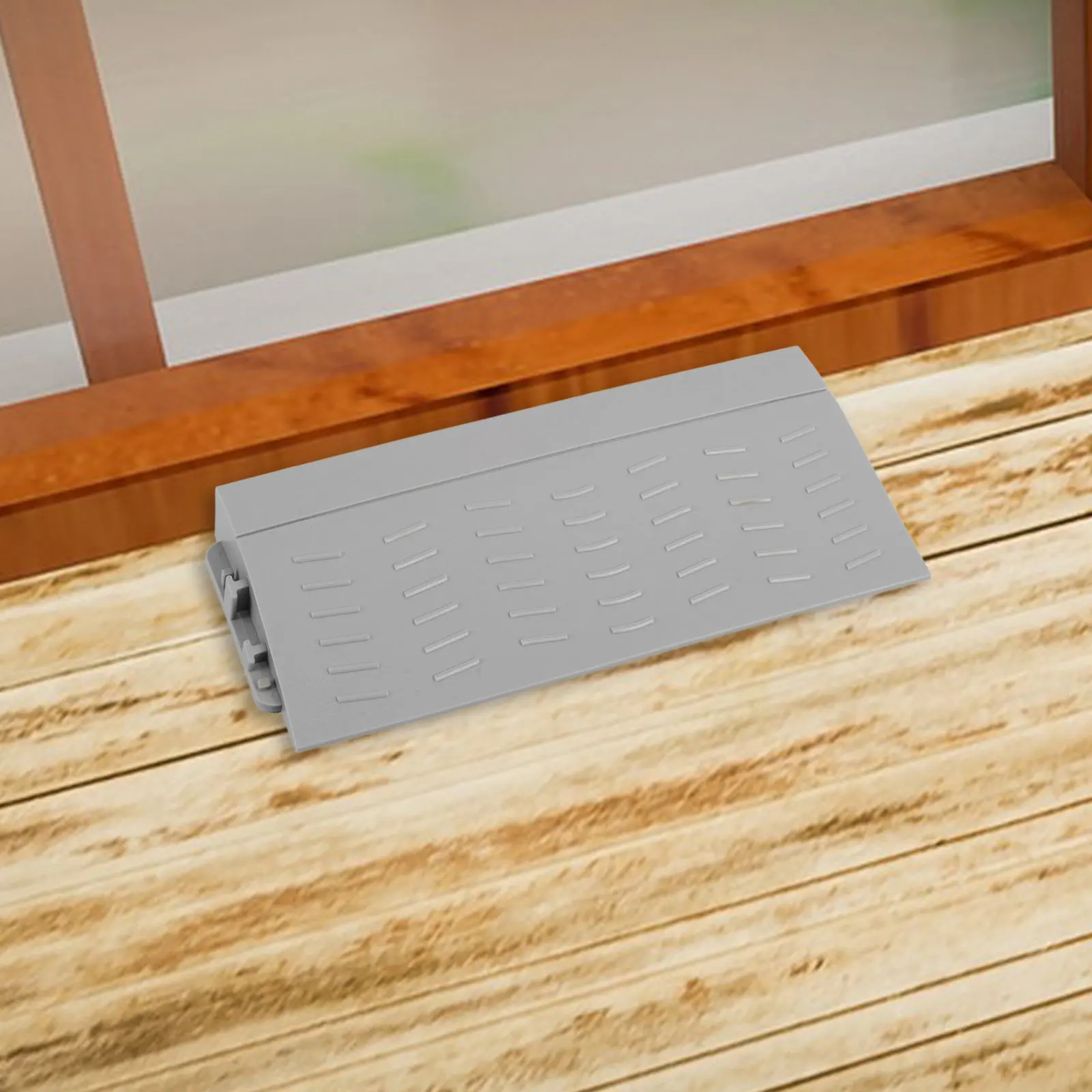 2Pcs Robot Vacuum Threshold Ramp Strip Seamless Door Frame Transition Mat Non-Slip Climbing Pad for Sweeping Robot Step Crossing