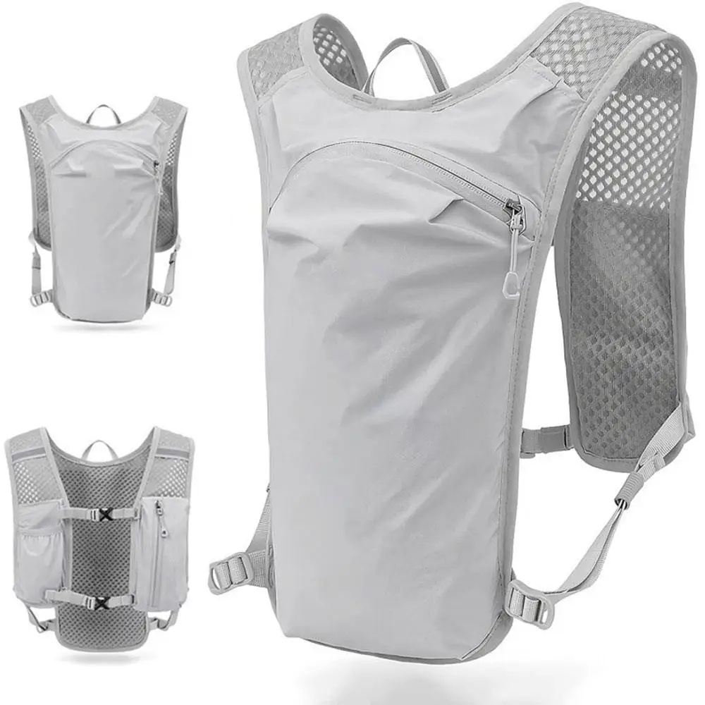 Outdoor Running Hydration Vest Trail Running Backpack Breathable Ultralight Hydration Vest Marathon Bicycle Bag Climbing Bag