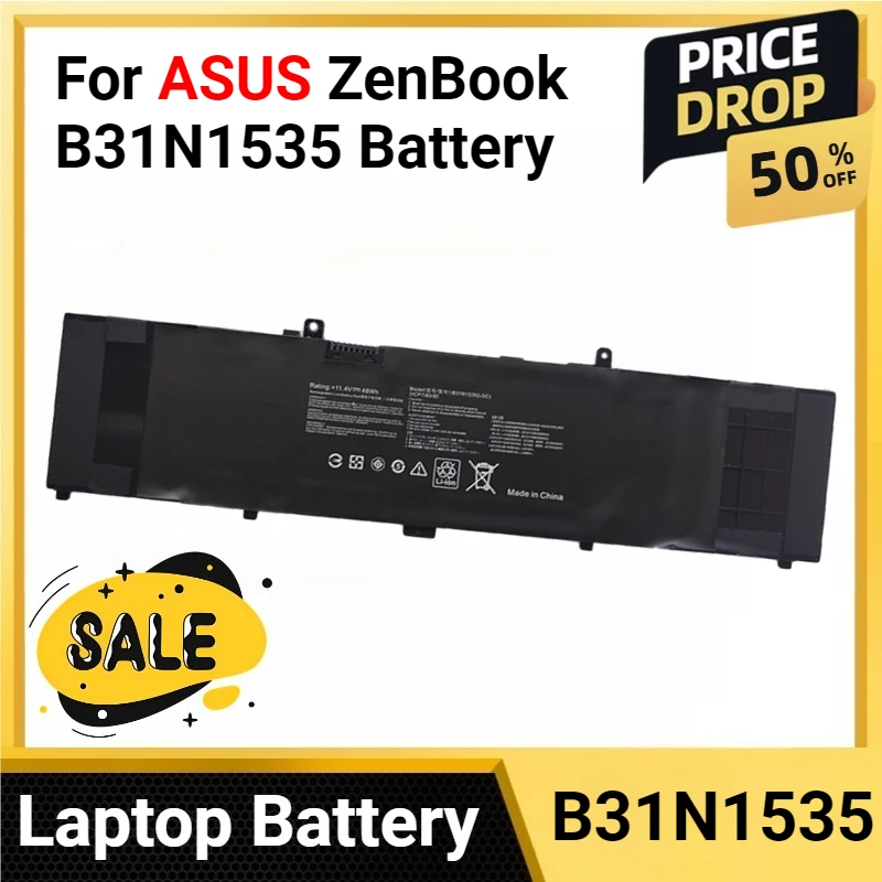 For ASUS ZenBook B31N1535 Battery UX410UA UX410UQ U4000U UX310UA UX310UQ RX410U