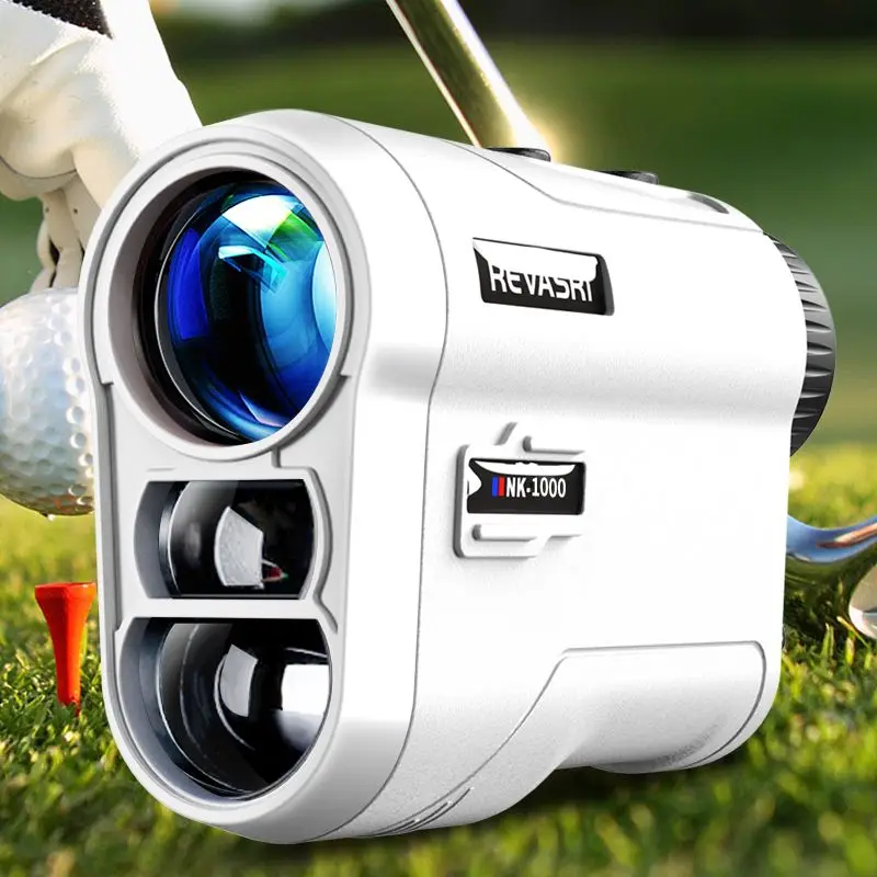 Golf Laser Rangefinder, Binoculars with Flag Lock, Slope Compensation, Vibration, Telescope for Golf Disc Game,Hunting