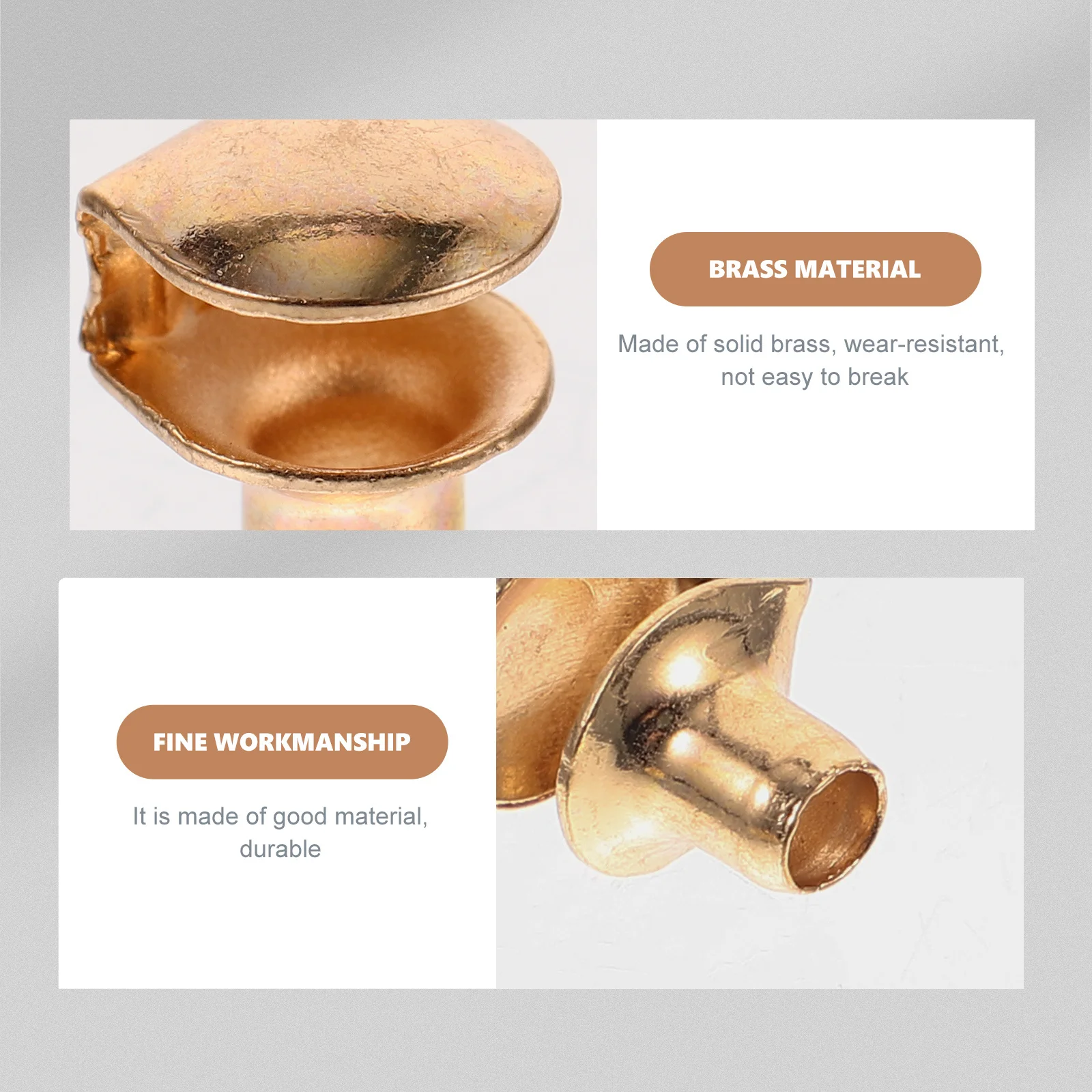 

20Pcs DIY Shoelace Buckles Brass Boot Hooks Set Shoe Fixing Accessories Decorative Lace Repair Kit for Men Women Unisex