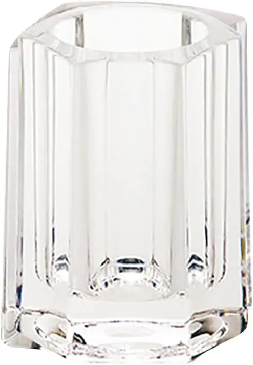 

Clear Acrylic Toothpick Holder for Kitchen and Bathroom, Organizes Cotton Swabs and Cocktail Sticks