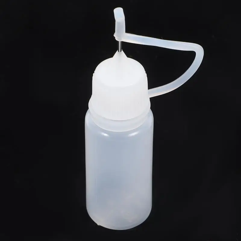 10Pcs 10ml Needle Tip Glue Bottle Applicator Bottle Tip Glue Needle Applicator Liquid Squeeze Bottles Dispenser Painting Dropper