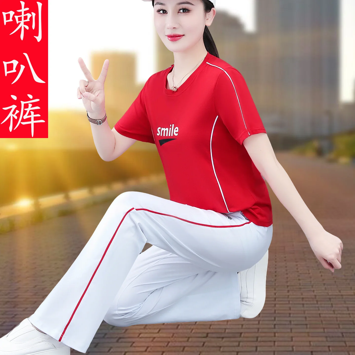 

Новый женский костюм для кадриль ort Sve round Ne Cotton Fitn Gym Dance Спортивная одежда для тренировок Faion Set 2025 S...