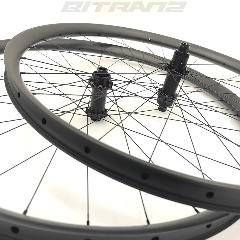 29er vélo léger XC Boost roues en carbone 23mm disque asymétrique 28/30/32/34/36mm Goldix M160SL cliquet vtt vélo Tubeless roues