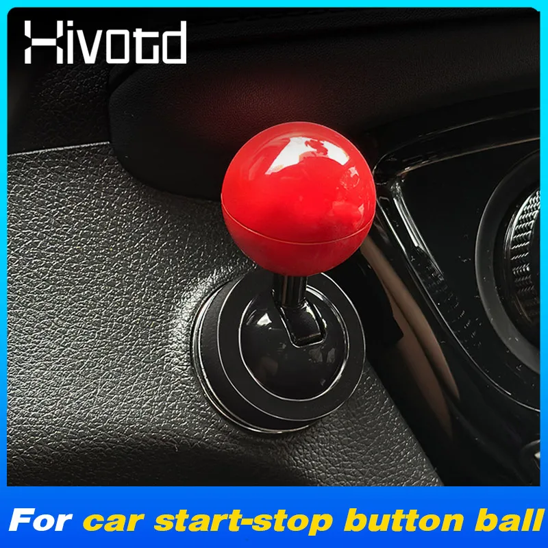 

Universal Car Engine Start Stop Button Joystick Auto One Click Ball Starter Lever Part Automotive Decorative Product Accessories