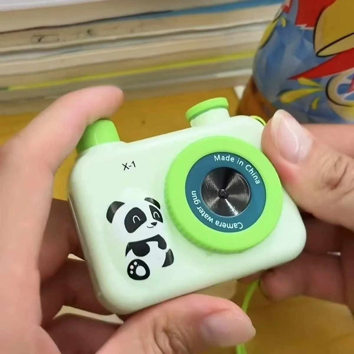 2025 Simulation Mini Kamera Wasserpistole Drücken Schießen Wasser Spray Sommer Klassenzimmer Kreatives Spielzeug