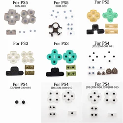 1Set For PS4 JDM-001 011 30 Silicon Rubber Conductive D-Pad For PS2 PS3 PS4 PS5 BDM-010 BDM-020 PSP1000 Controller Repair Parts