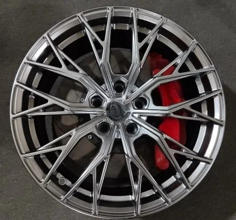 

Custom Silver Brush Forged Alloy Wheels 5x120 Wheels in 18 19 20 21 Inch Rim Condition New