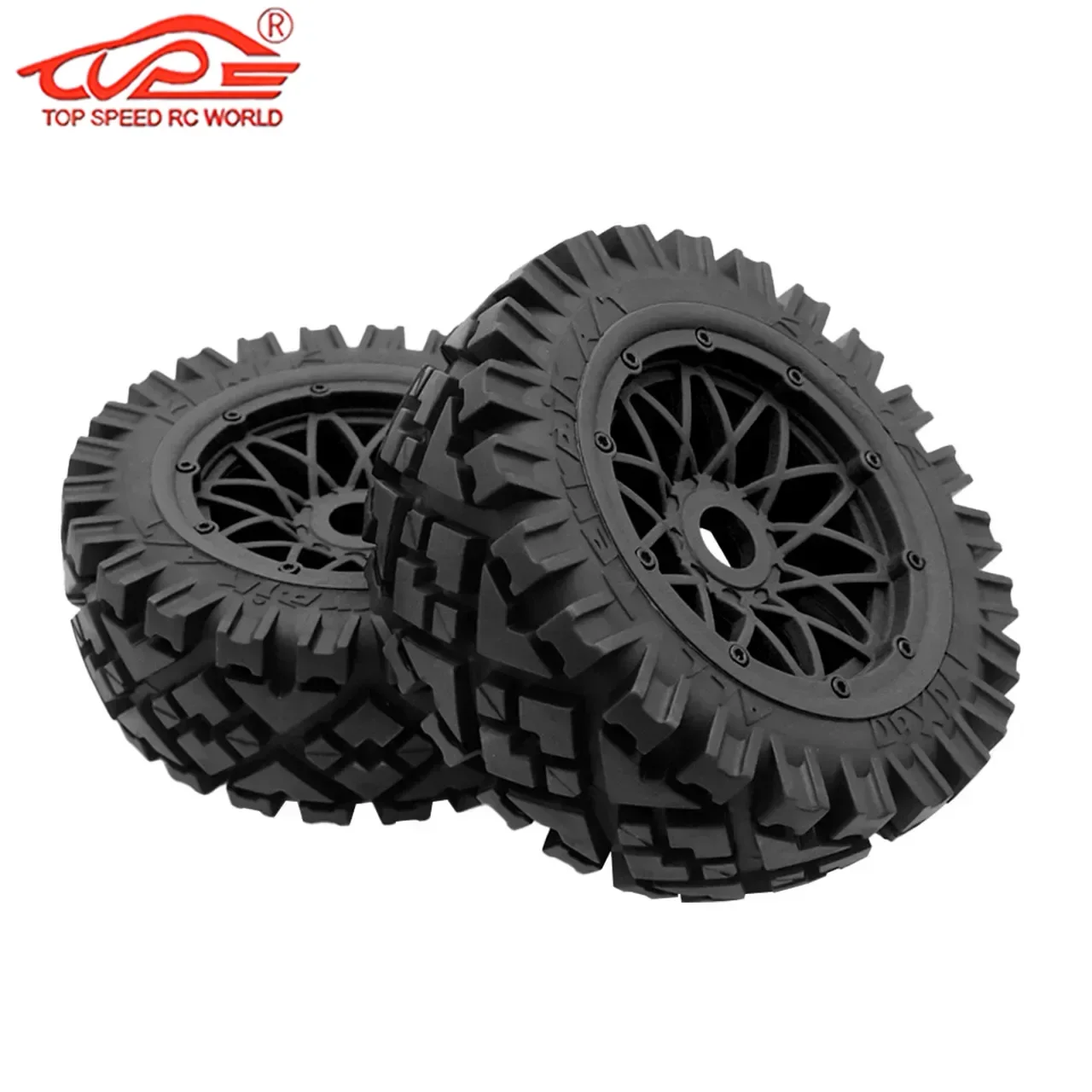 New All Terrain Front or Rear Wheel Tire Assembly 2pc or Inner Foam Skin Kit for 1/5 Rc HPI ROFUN ROVAN Kingmotor BAJA 5B Parts