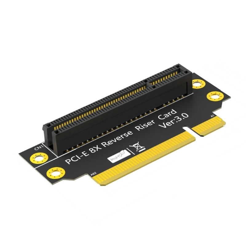 PCIE 1X Male to Female Risers Card PCIE 1X 4X 8X 16X 90 Degree Adapters for Server Desktop Machine Transfer DropShipping