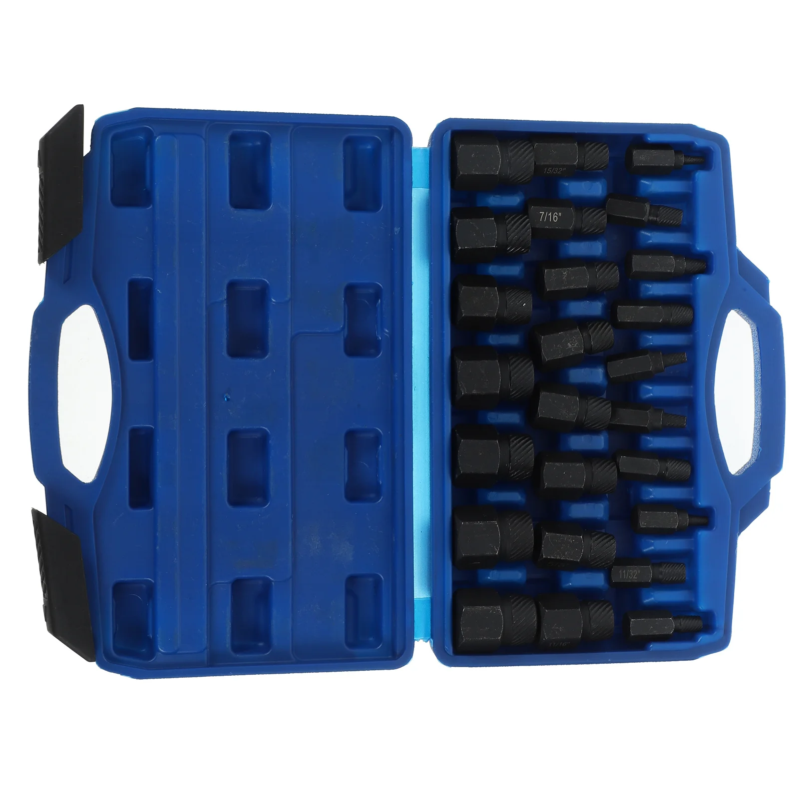 1 مجموعة المسمار النازع الثقيلة سبائك الصلب كسر الترباس مجموعة إزالة جردت المسمار أداة إزالة الصواميل دائم حقيبة للتخزين