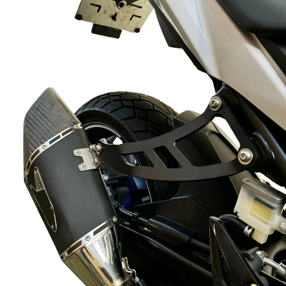 Motorcycle Exhaust Muffler Pipe Hanger Bracket Mount Holder For Suzuki GSX-S 750 2017 2018 2019 2020 2021 2022 2023 2024