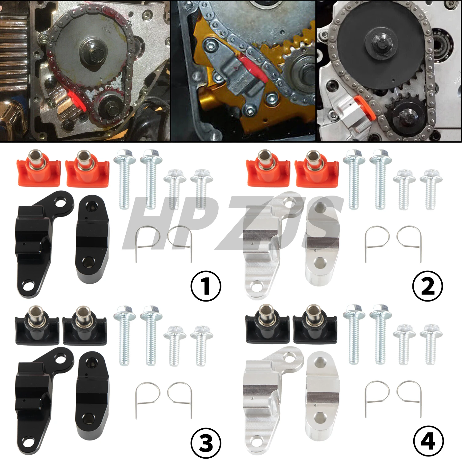 

For Harley Motorcycle Touring Electra Street Road Glide King FLHX Softail Dyna 2007-2016 Hydraulic Cam Chain Tensioner Kit