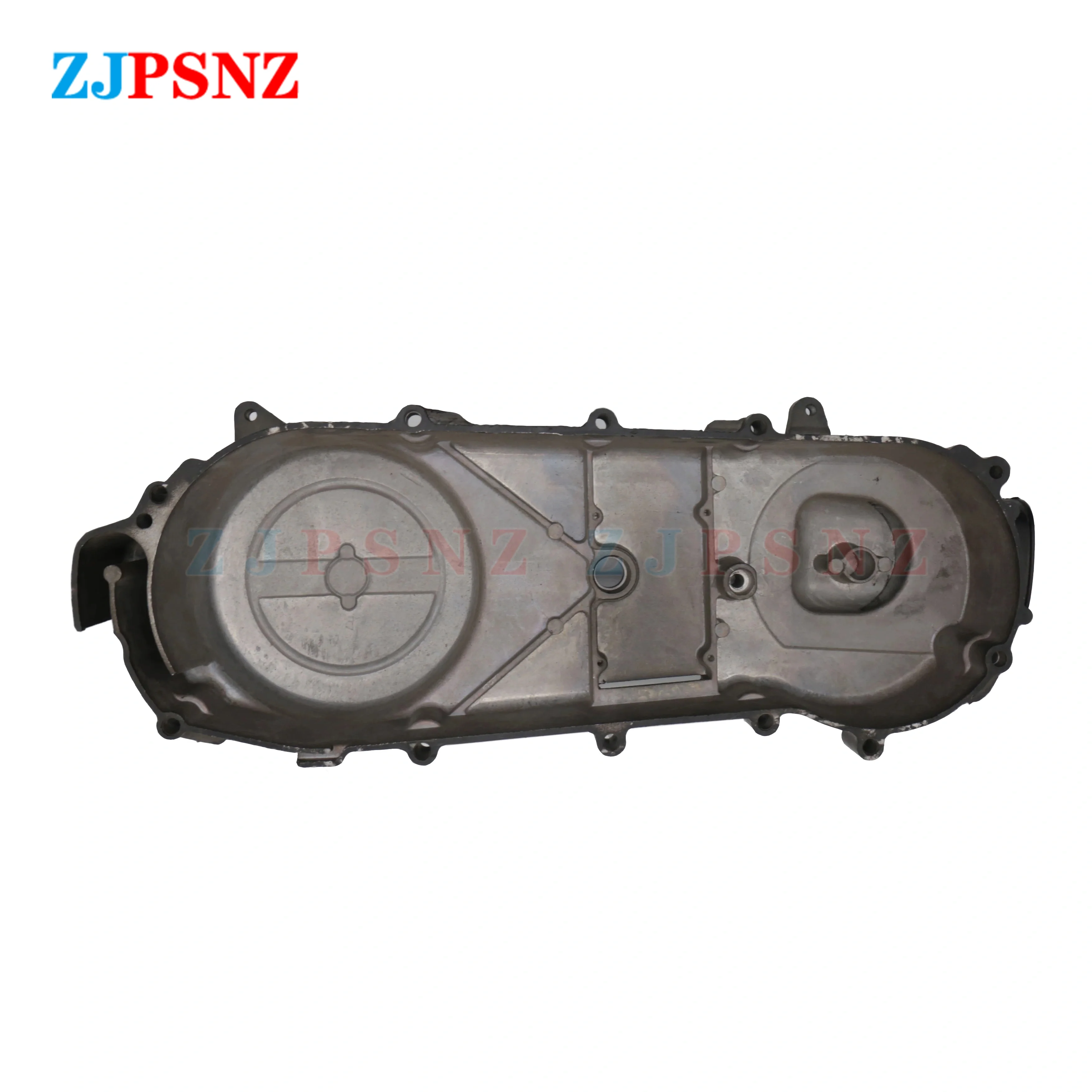 Motorcycle Long Case Left Side Crankcase CVT Belt Cover GY6 150 125CC 150CC Protect Engine ATV Go-Kart Scooter Moped Silver