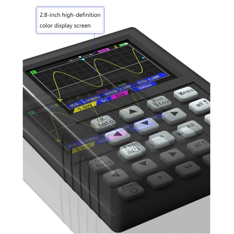 2025 New User Friendly Interfaces Digital Automotive Oscilloscope Large Display Screen