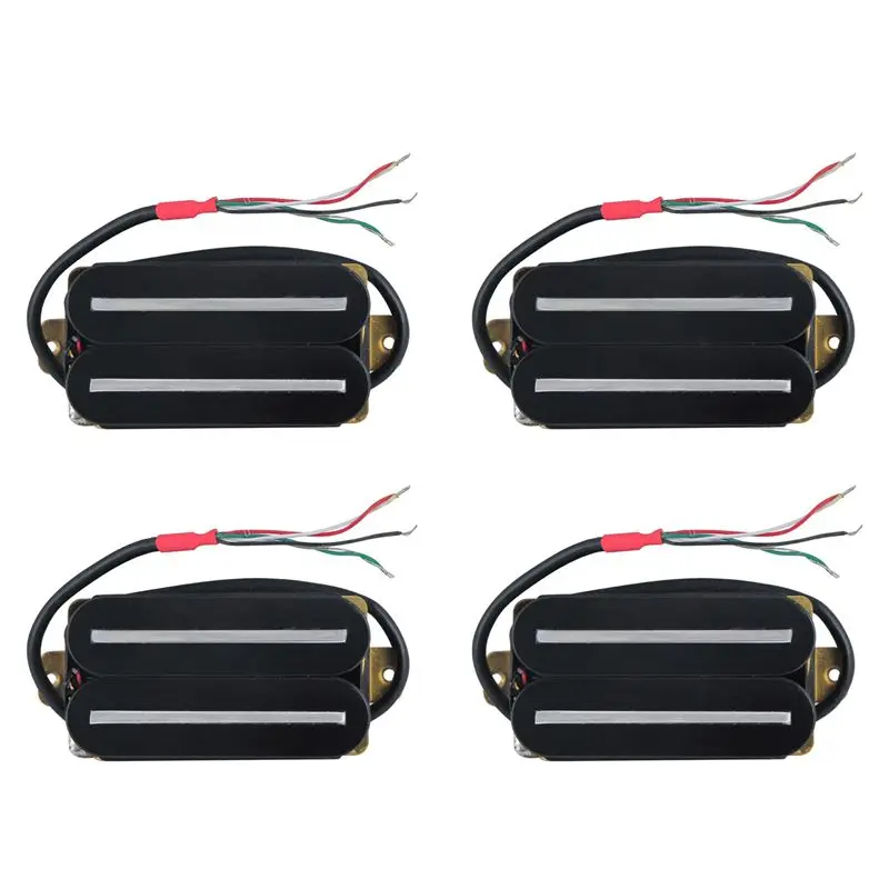 

【BIG SALE】4X High Output Pickup Dual Hot Rail Humbucker Pickups Electric Guitar Pickup Humbucker
