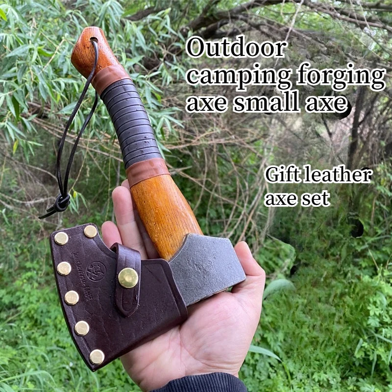 

Niman Axe Outdoor Camping Hiking Cut Down Survival Emergency Equipment All Steel Forging Axe Tactical Emergency Hand Axe