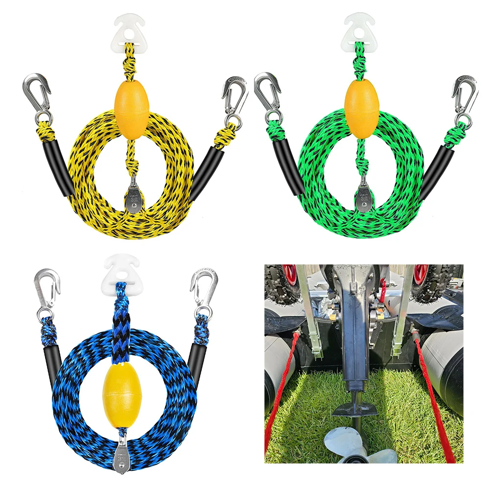 

17FT Heavy Duty Boat Tow Rope For Tubing Water Skiing Rope Towable Connector Boat Tow Rope Boating Kayaking Accessories
