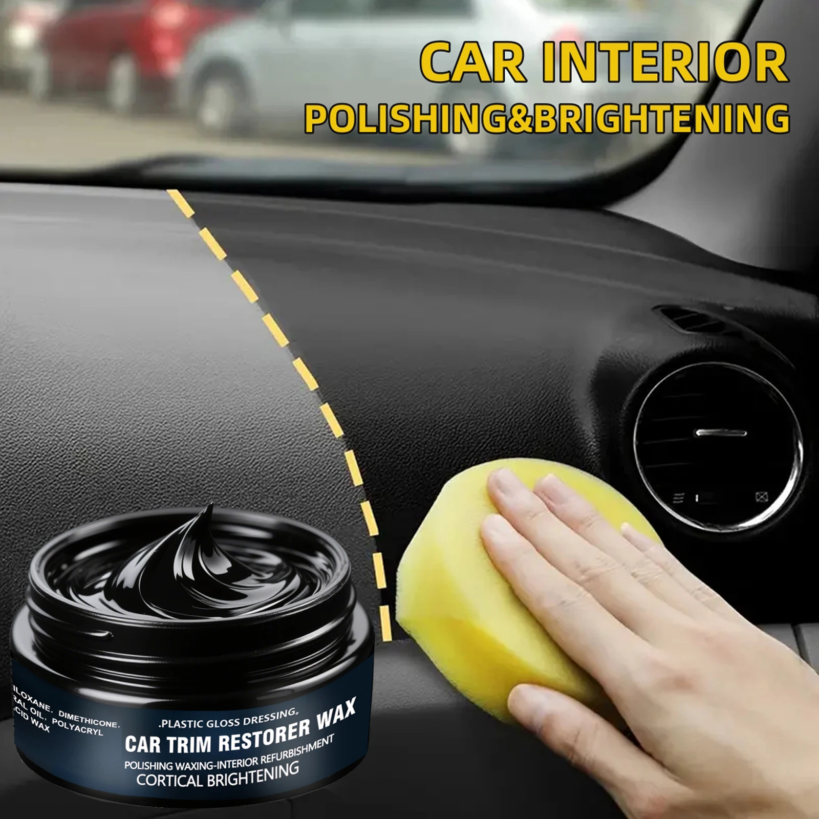 Ultimate Car Plastic and Trim Restorer – Back to Black Restores Faded Trim, UV Protection, Long-Lasting Ceramic Coating, Non-Gre
