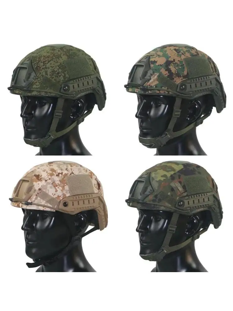 AOR1 MARPAT Flecktarn Russian EMR Relic Camouflage Cloth Fabric Cover for Fast Helmet