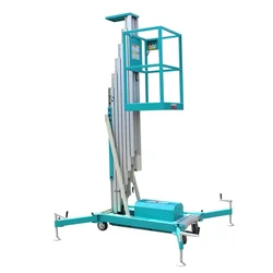 4m 6m 8m 10m Lifting Height Electric Single Mast Aluminum Alloy Scissor Hydraulic Lift Platform