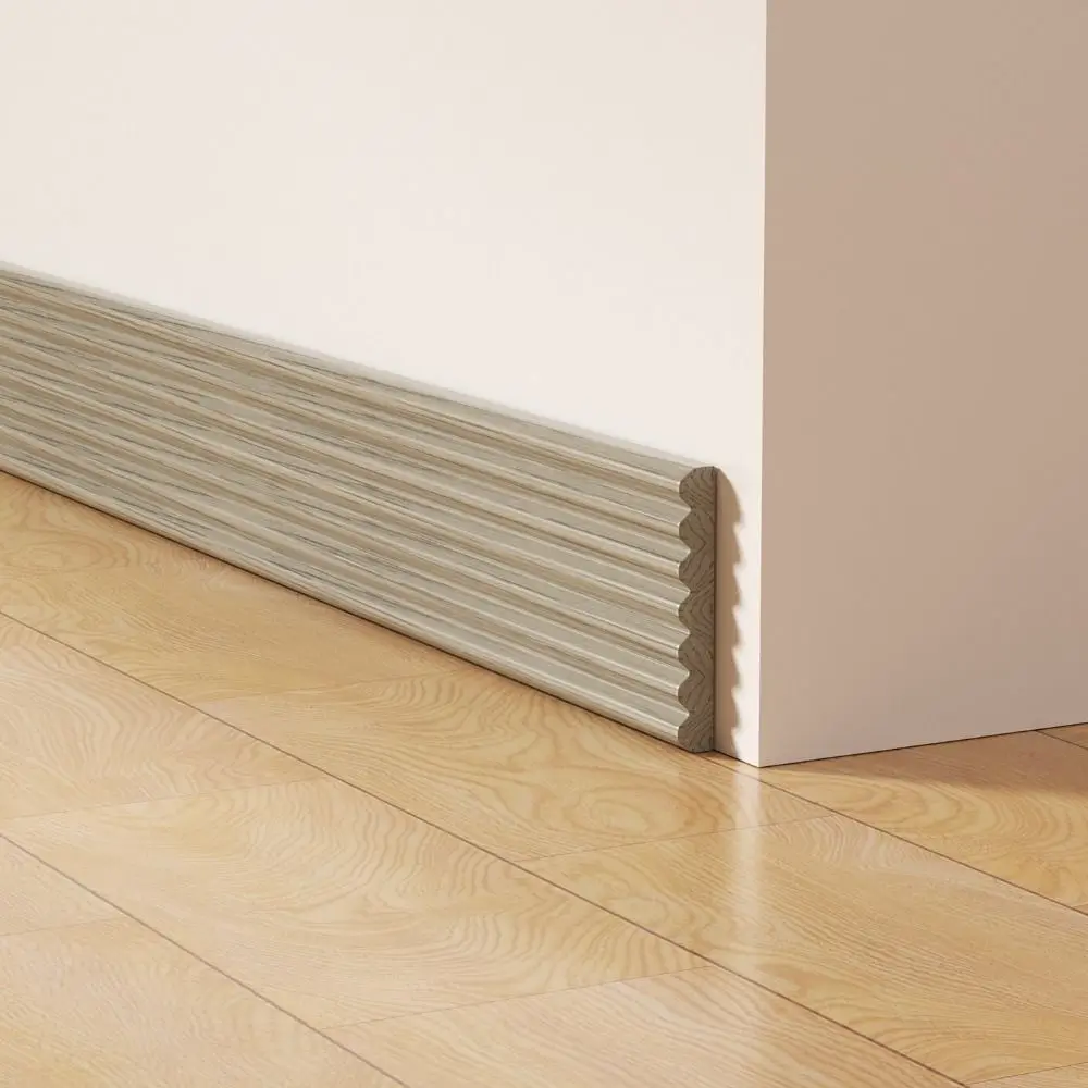 High Quality Thickened Wall Baseboard Self Adhesive Soft Molding Trim Anti-collision 3D Decoration Strips Home