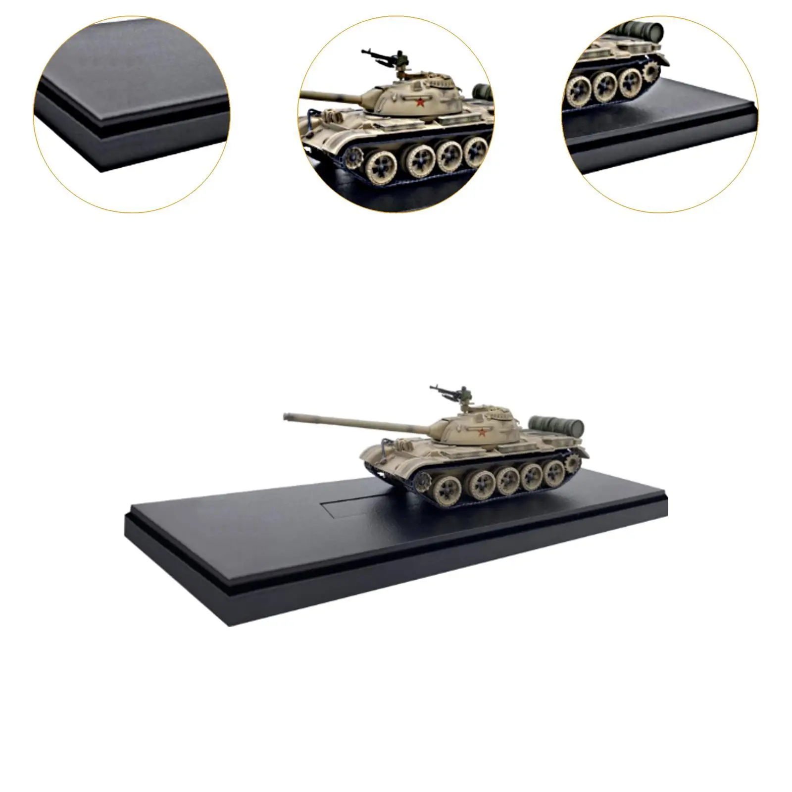 1/72 Heavy Tank Model, Collectibles Adults Gifts, Simulation Ornament Desktop Decor Mini Vehicle for Bookshelf TV Cabinet