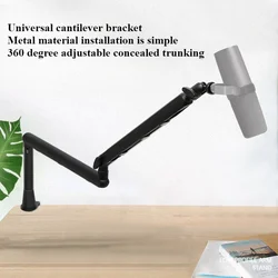 Desktop Mic Stand - Foldable Anti-Shock Cantilever Holder Mic Boom Arm
