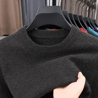 2025 nouveau pull décontracté pour hommes col rond à manches longues pull tricoté motif diamant mode haut polyvalent 5