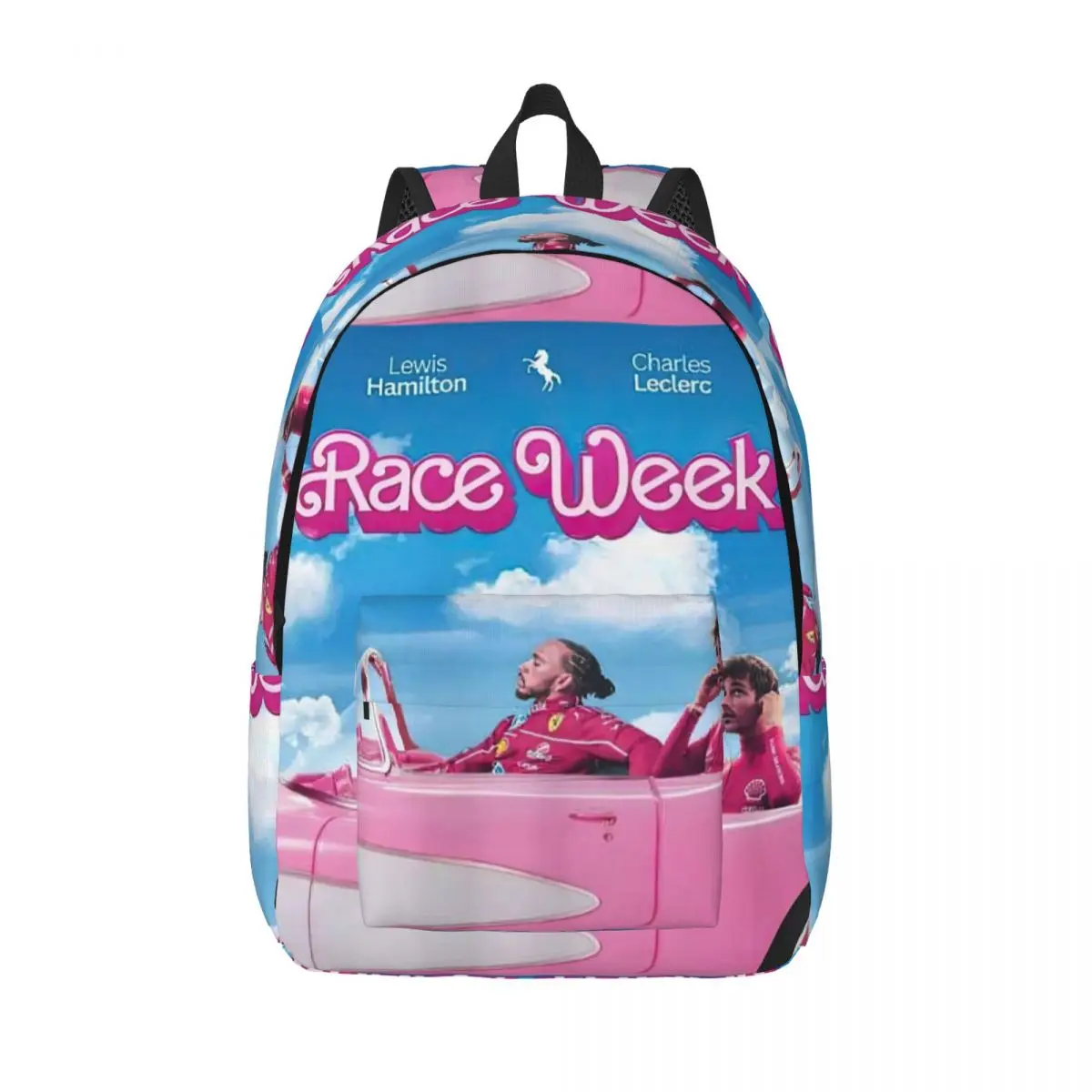 

Рюкзаки Charless And Lewis Race Week, сумка для книг для мальчиков и девочек, модная сумка на плечо, портативный дорожный рюкзак, детские школьные сумки