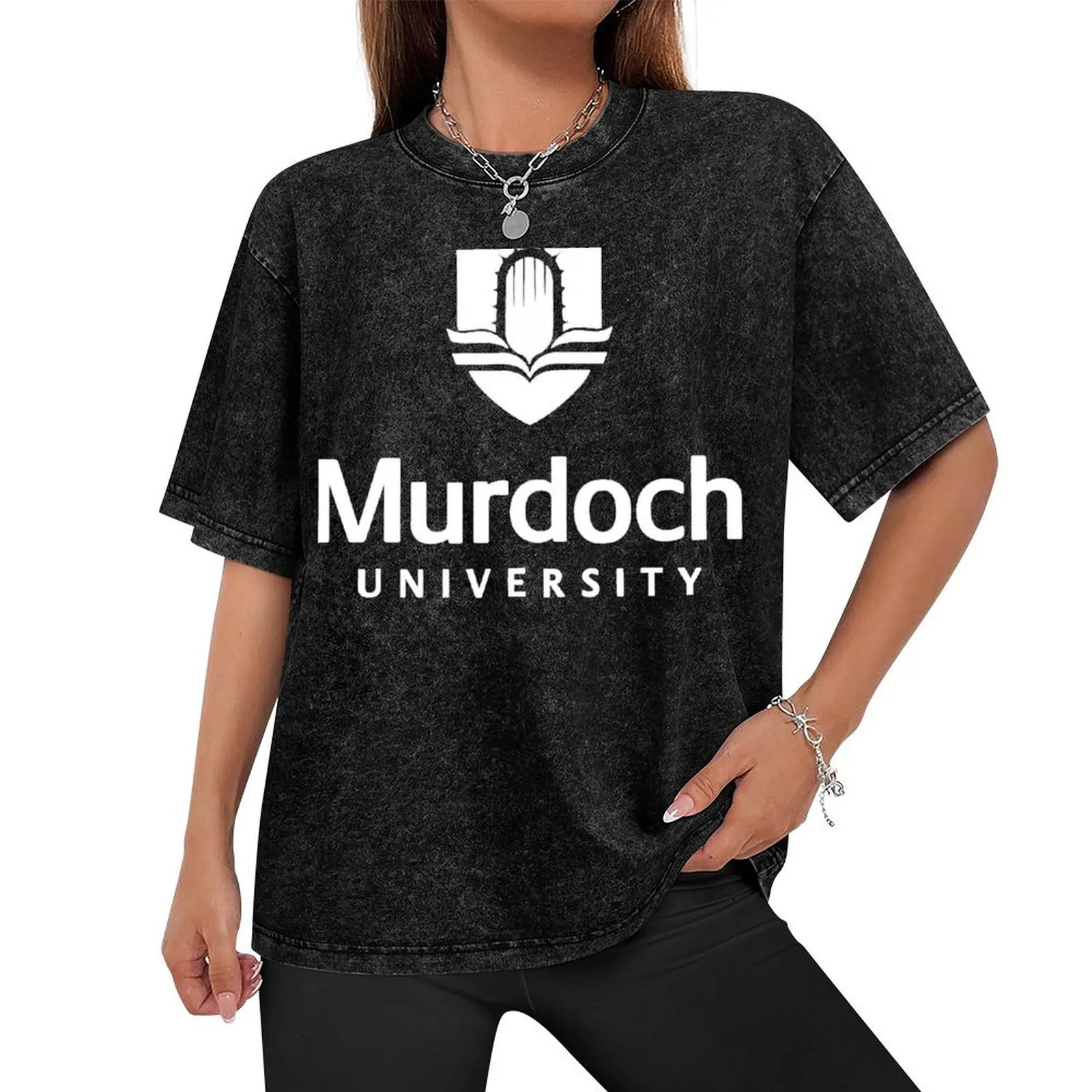 Murdoch University T-Shirt boys animal print vintage anime shirt summer tops black t shirts for men