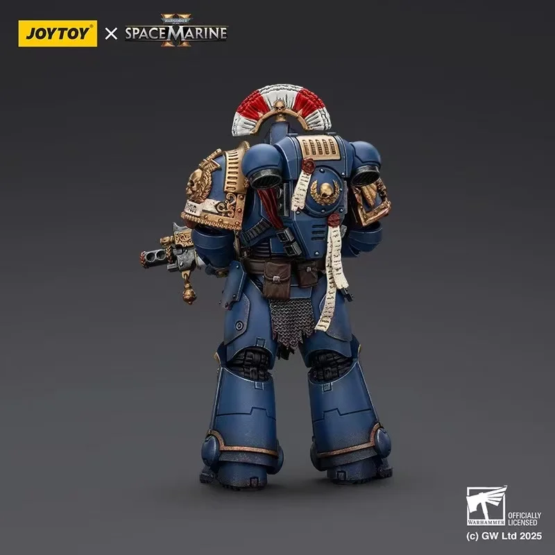 JOYTOY 1/18 Actionfigur 40K Ultramarines Relic Secundus Armor mit Artificer Bolt Rifle Chainsword und Bolt Pistole