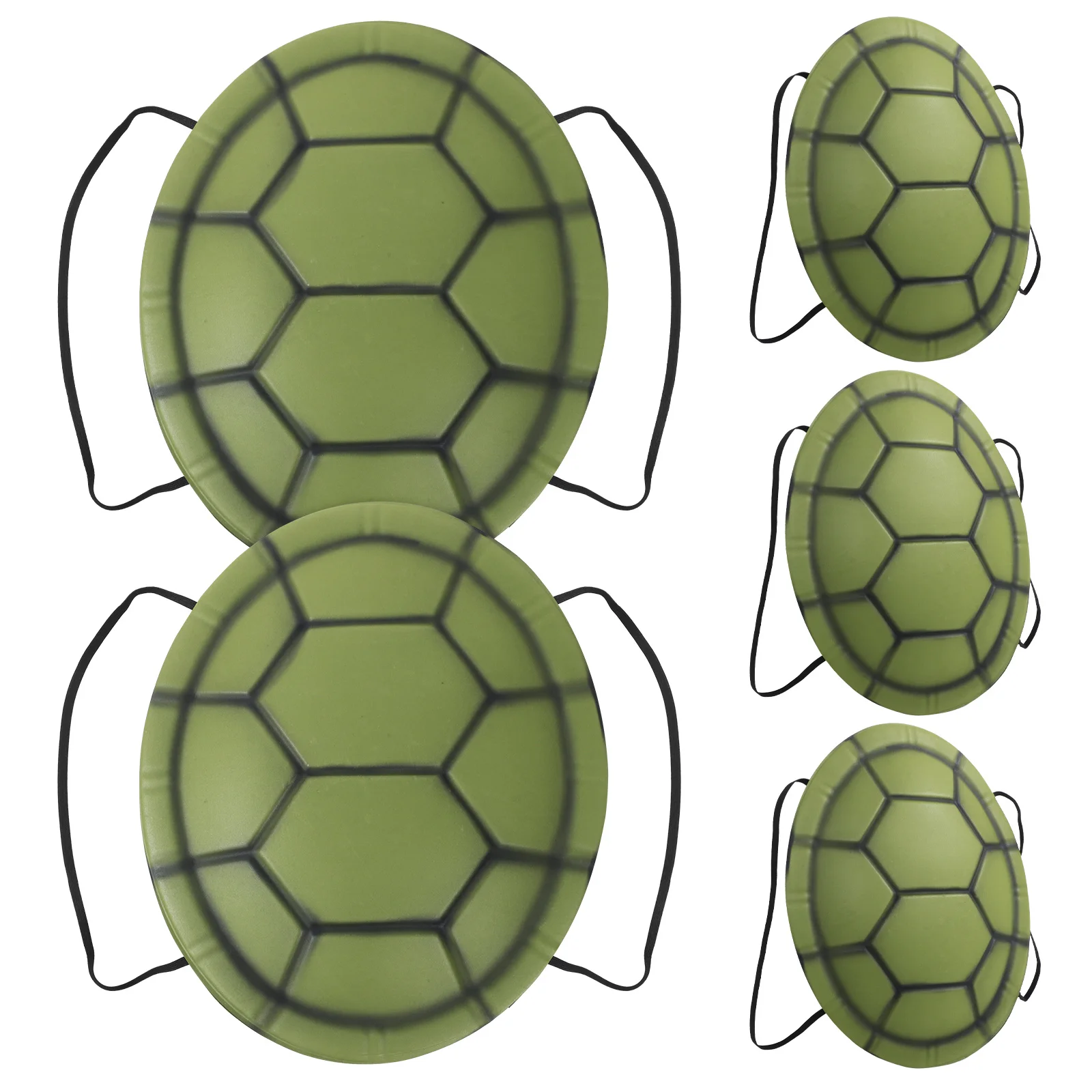 

5 Pcs Clothing Simulated Turtle Shell Toddler Man Halloween Costumes Animal Cosplay Prop Eva Tortoise Party Shells