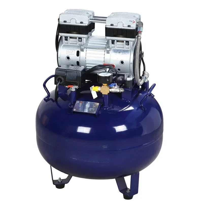 

Mini Dental Oil Free Piston Dentistry Silent Oil-Free Air Compressor With Air Tank And Air Dryer