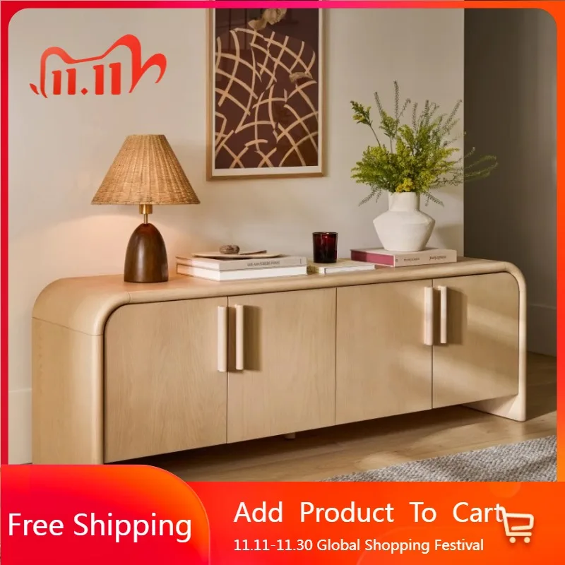 Porta TV minimalista in legno Soggiorno Designer Creatività Luce Tavolo TV di lusso Nordic Industrial Muebles Para Tv Furniture