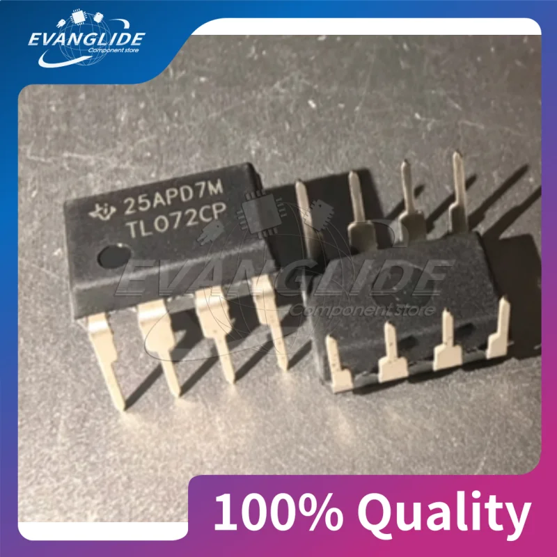 2 PCS/LOT TL072 TL072CP,DIP-8 Dual operational amplifier JFET