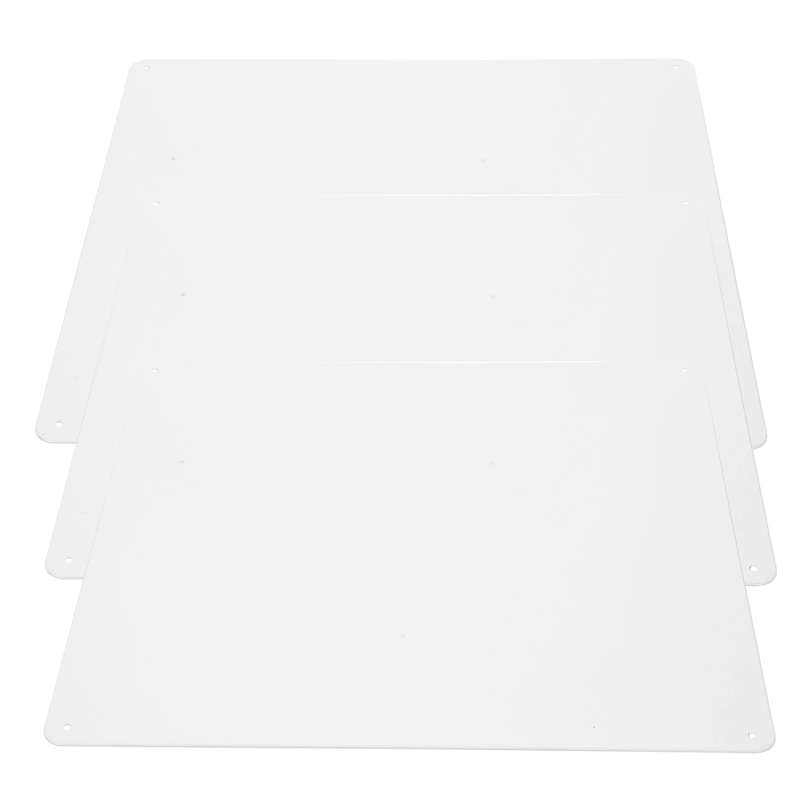 

3 Pcs 10x40 Iron Blank Panels Picture Material Board Sheet Metal Sign for Wall Decor Craft Project Poster Sticker