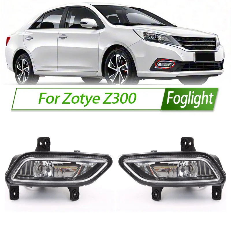 

Для Zotye Z300 противотуманные фары в сборе, галогенный передний бампер, комплект противотуманных фар, замена с водонепроницаемым корпусом