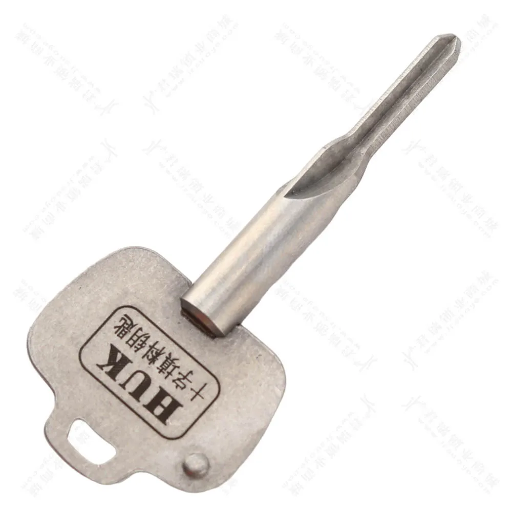 HUK Cross Key Master Cross Key Stainless Stell Cross-filled Key Locksmith Key for Lock Multifunction Pick