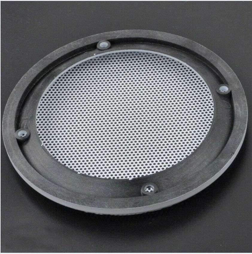 

1x 4"/5"/6.5"/8" inch Speaker Cover Decorative Circle Metal Mesh Grille White