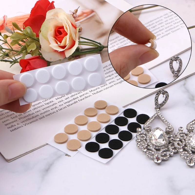 100Pcs Invisible Earring Lifters Earring Stabilizers Waterproof Earring Support Pads for Supporting Large Heavy Earrings