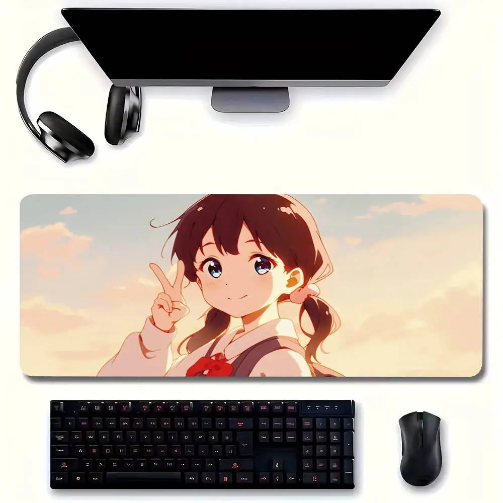 Kitashirakawa Tamako Animation Tamako Market Mousepad Non-slip Suitable For Office Computers Laptops E-sports Game Desk Mats XXL