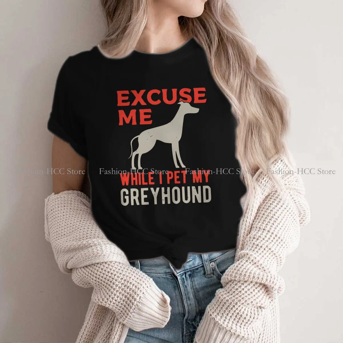 Greyhounds Dog Polyester TShirts Essential Personalize Homme T Shirt Funny Clothing