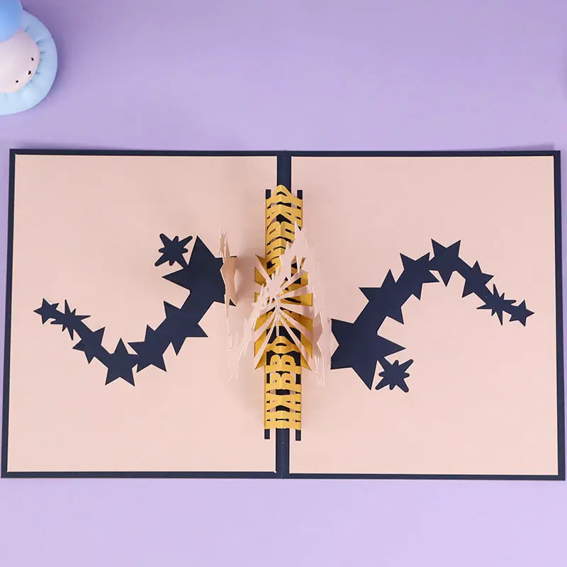 Creative Happy Birthday 3D Greeting Card Birthday Card
