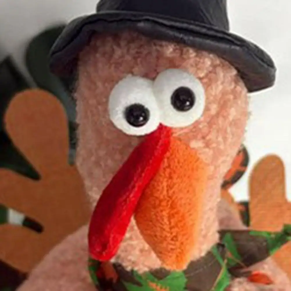 أغطية رأس تركية قطيفة بأرجل متحركة وبطانة ناعمة مريحة تناسب قبعة عيد الشكر التركية وإكسسوارات الحفلات والعطلات ديسمبر