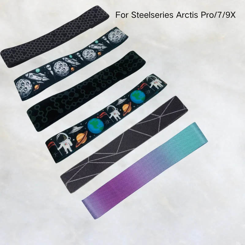 وسادات أذن بديلة من القماش الأسود لـ SteelSeries Arctis 3 / Arctis 5 / Arctis 7 Arctis 9 / Arctis 1 / Arctis pro