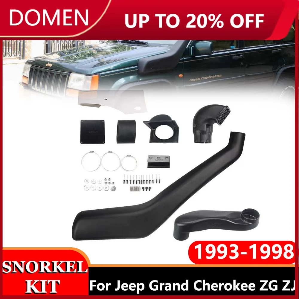 Kits de snorkel de entrada de aire para Jeep Grand Cherokee ZG ZJ 1993-1998 piezas de automóvil Wader Breath Off Road 4x4 accesorios exteriores de coche