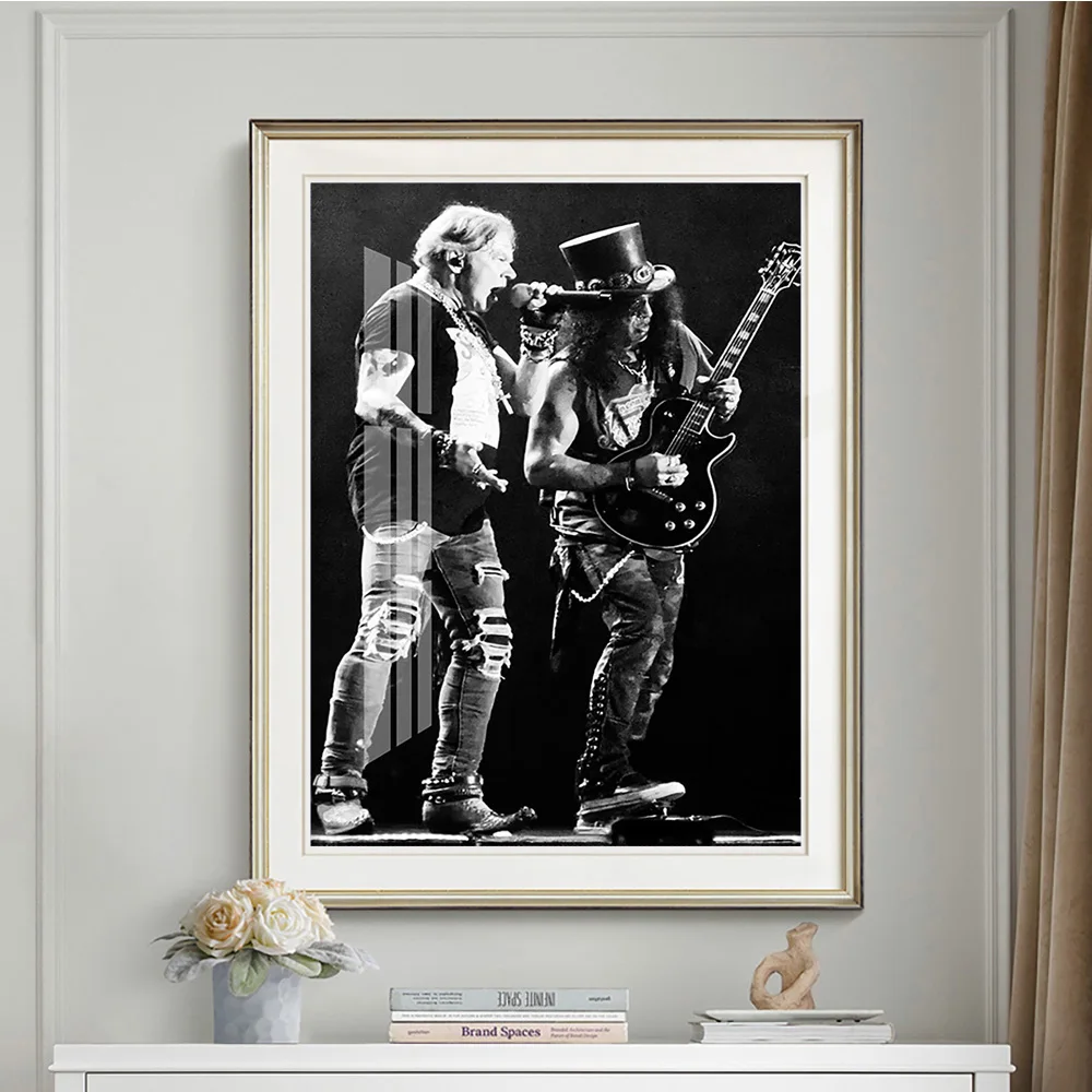 Axl روز موسيقى الروك المغني ستار عالية الوضوح الطباعة المشارك حائط لوح رسم صور لغرفة المعيشة ديكور المنزل #2