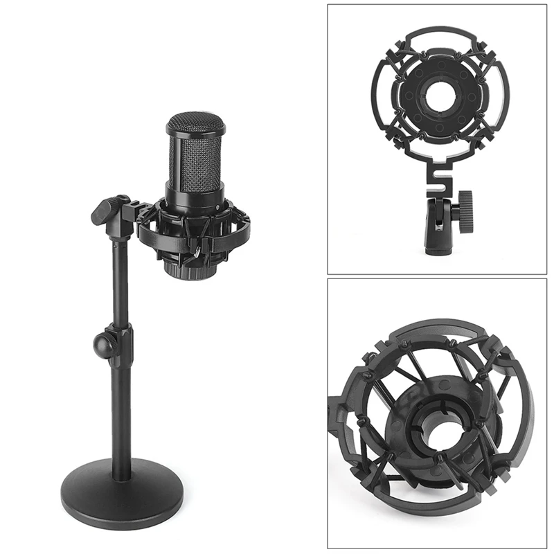 Mikrofon laba-laba pasang guncangan, Mikrofon kondensor dudukan Universal Shockmount